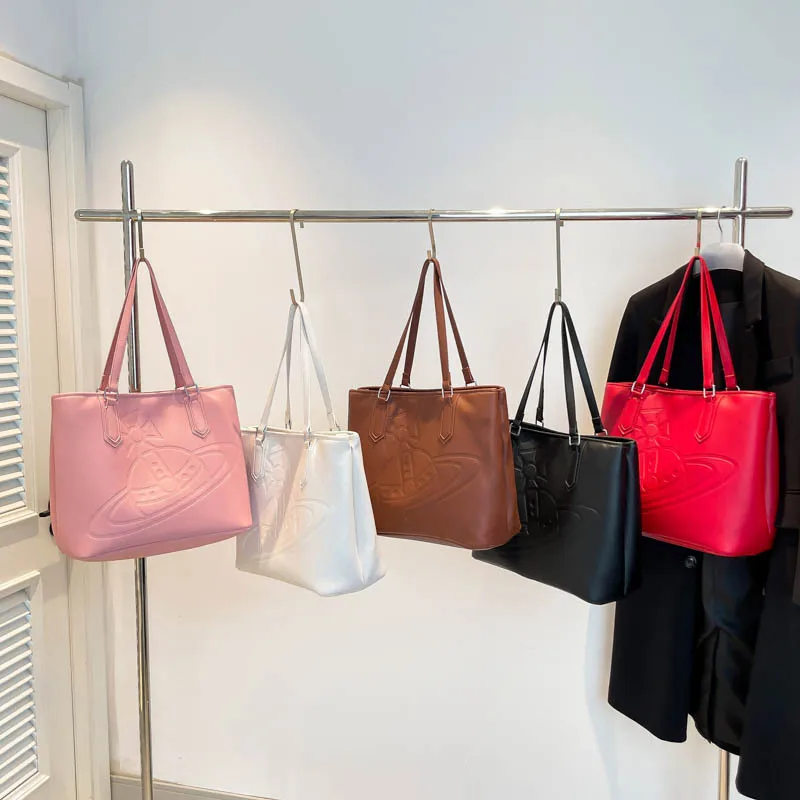 

2025 Luxe Tote Bag, Textured Shoulder Purse for Women, Spacious Underarm Tote, Minimalist Chic Commuter Crossbody Bag​