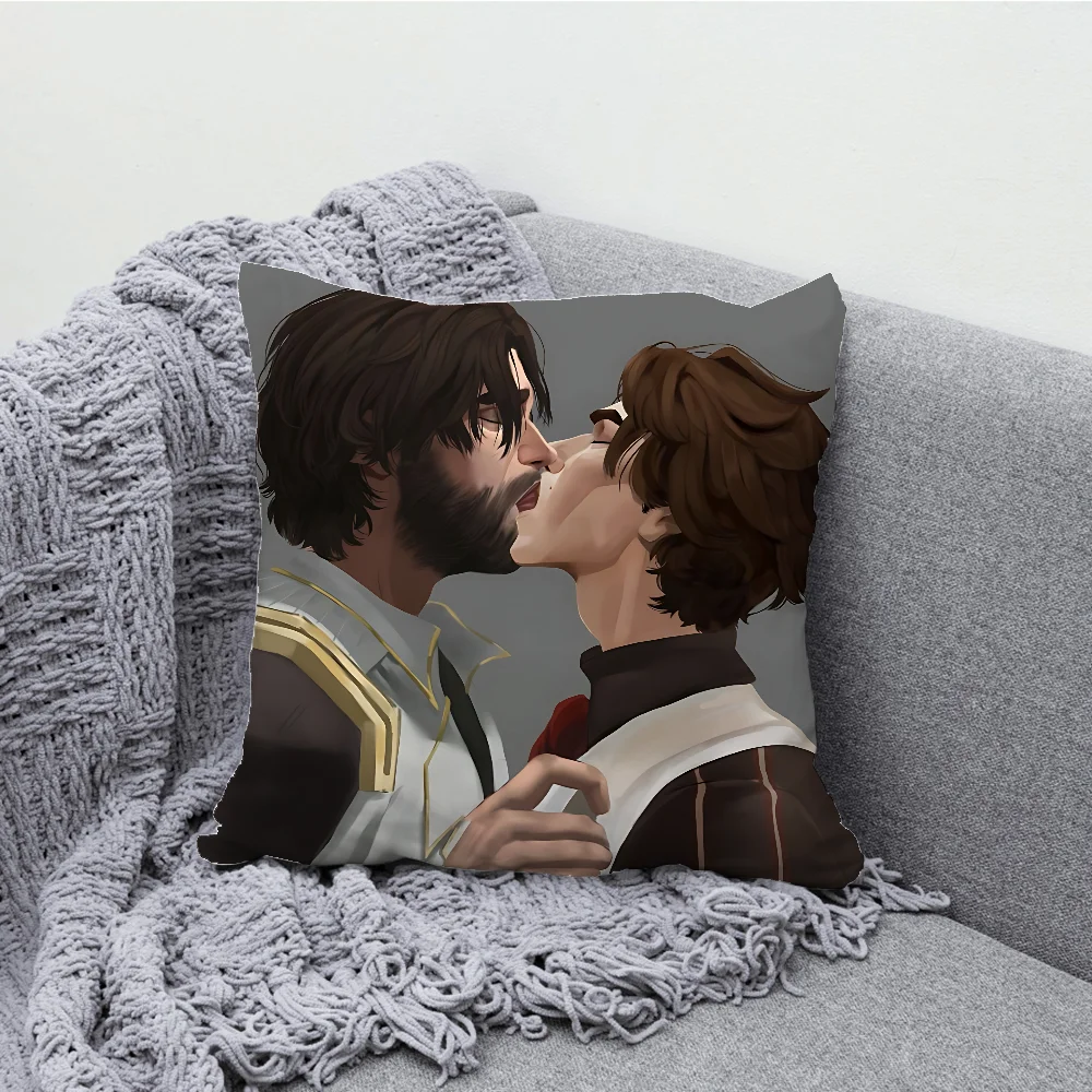 JayVik Jayce Viktor كيس وسادة أغطية وسائد ناعمة لديكور أريكة المزرعة وديكورات المنزل وغطاء وسادة واقي #3