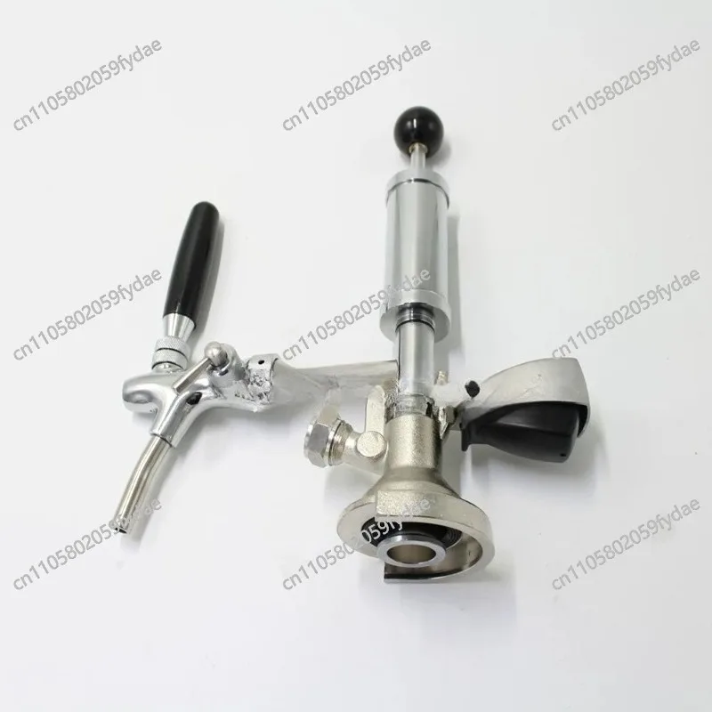 Edelstahl-Zapfhahn für Fassbier Craft-Bier Einfacher Manueller Zapfhahn Plattentyp Well-Style Bierpumpe