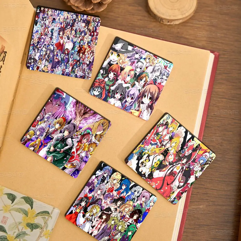 Classic T-Touhou P-Project Personalized Fridge Magnet Photo Custom Gifts Square Picture Refrigerator Kitchen Home Decor Souirs