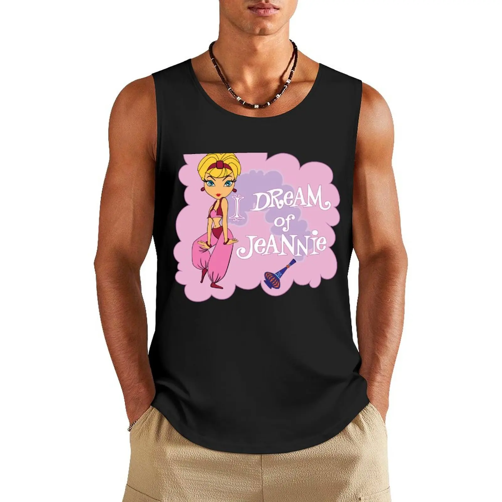 

I Dream of Jeannie 4 Tank Top anime mens gym clothes men clothings Men's sleeveless gym shirts