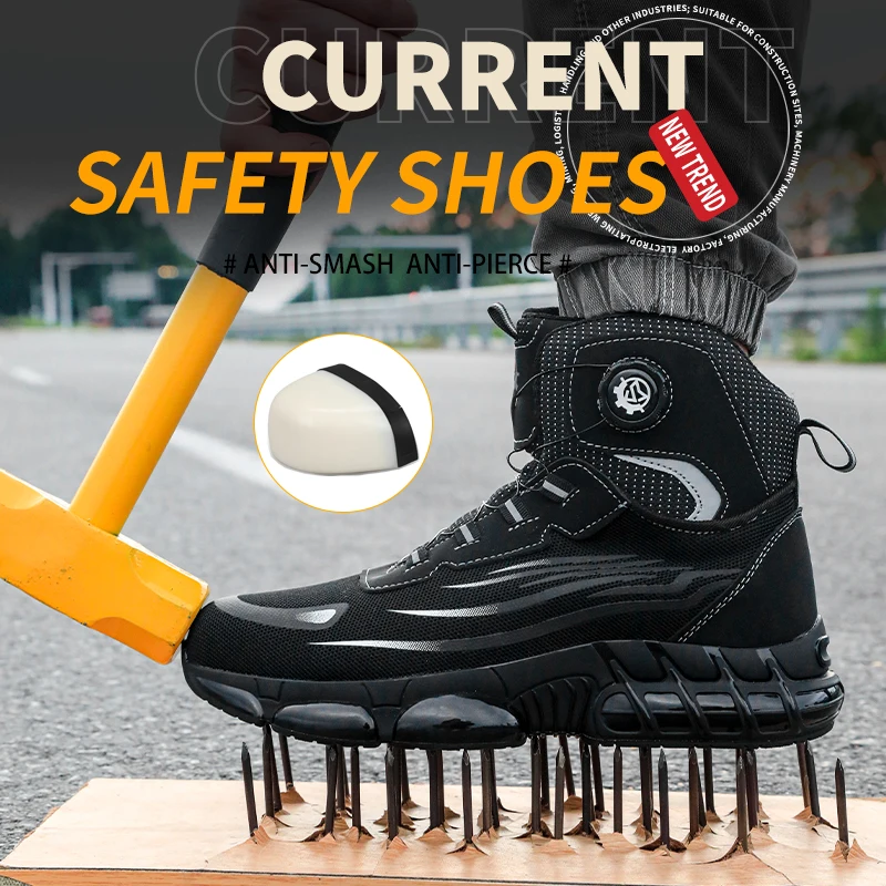 

Safety shoes, labor protection shoes, protective shoes, mining shoes, anti-shatter and anti-puncture shoes, gardening,