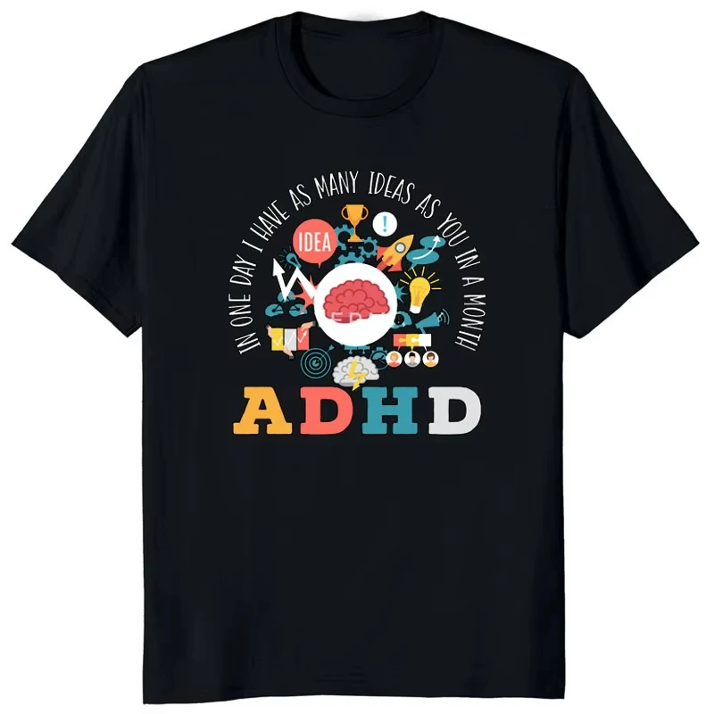 2026 Fun T-shirts for Brain Neurodiversity, Autism Spectrum Disorder (ASD), and Attention Deficit Hyperac