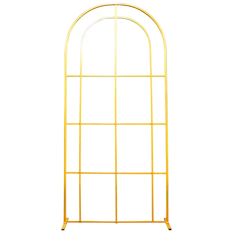 

New wedding props wrought iron screen, wedding stage decoration background welcome area ornament