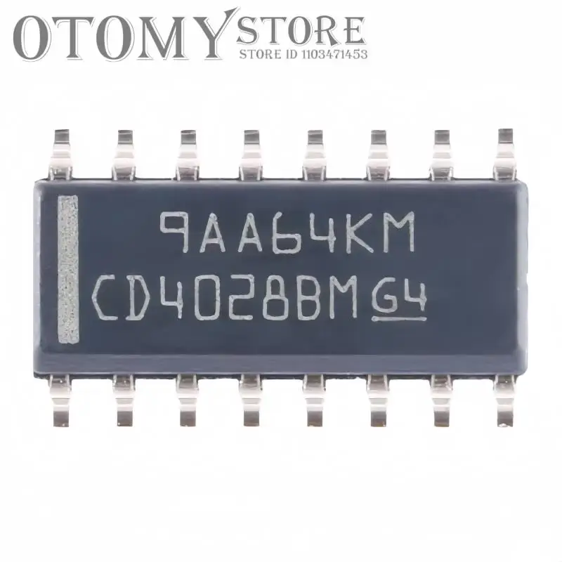 10PCS 100% NEW CD4028BM96 CD4028BM SOP16 CD4028 CD4028BE DIP16 Decimal Decoder of BCD Code Chipset