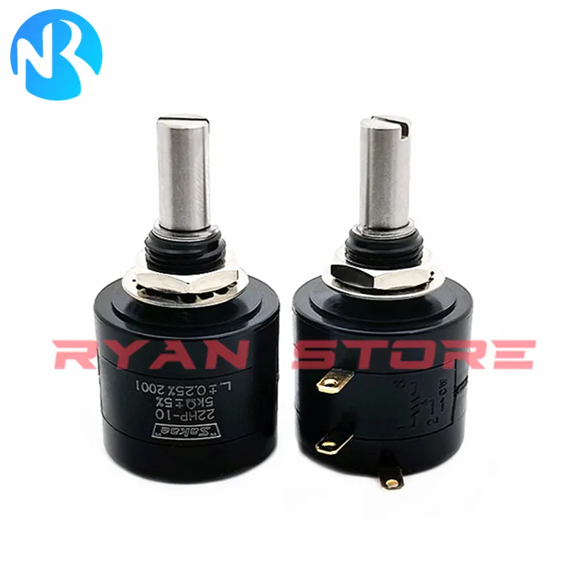 1PCS 100% New Original 22HPM-10 22HP-10 1K 2K 5K 10K 10Turns Wirewound Potentiometer