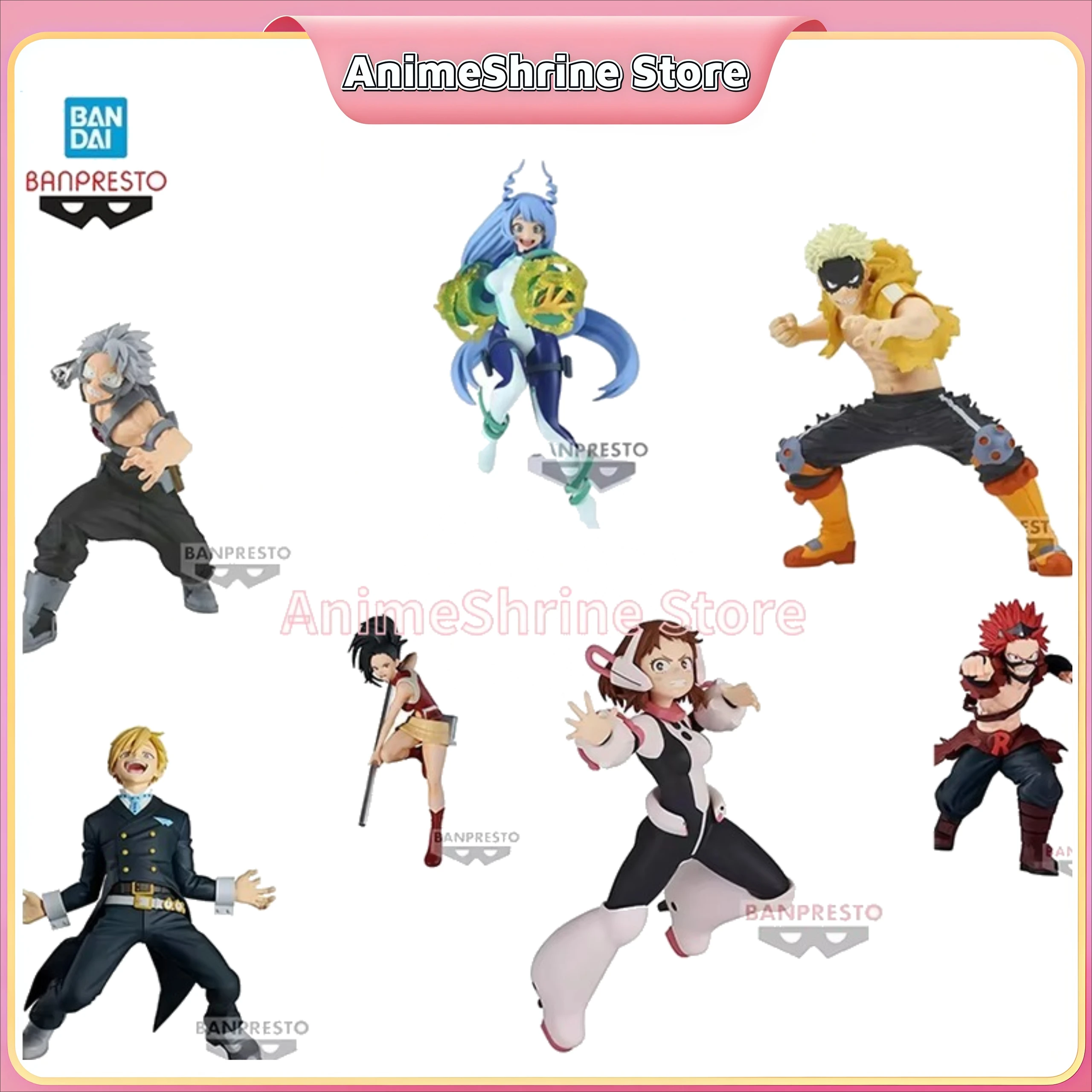 In Stock Bandai Banpresto My Hero Academia The Amazing Heroes Collection Monoma Neito Hadou Nejire Fat Glue Prize Figure Anime