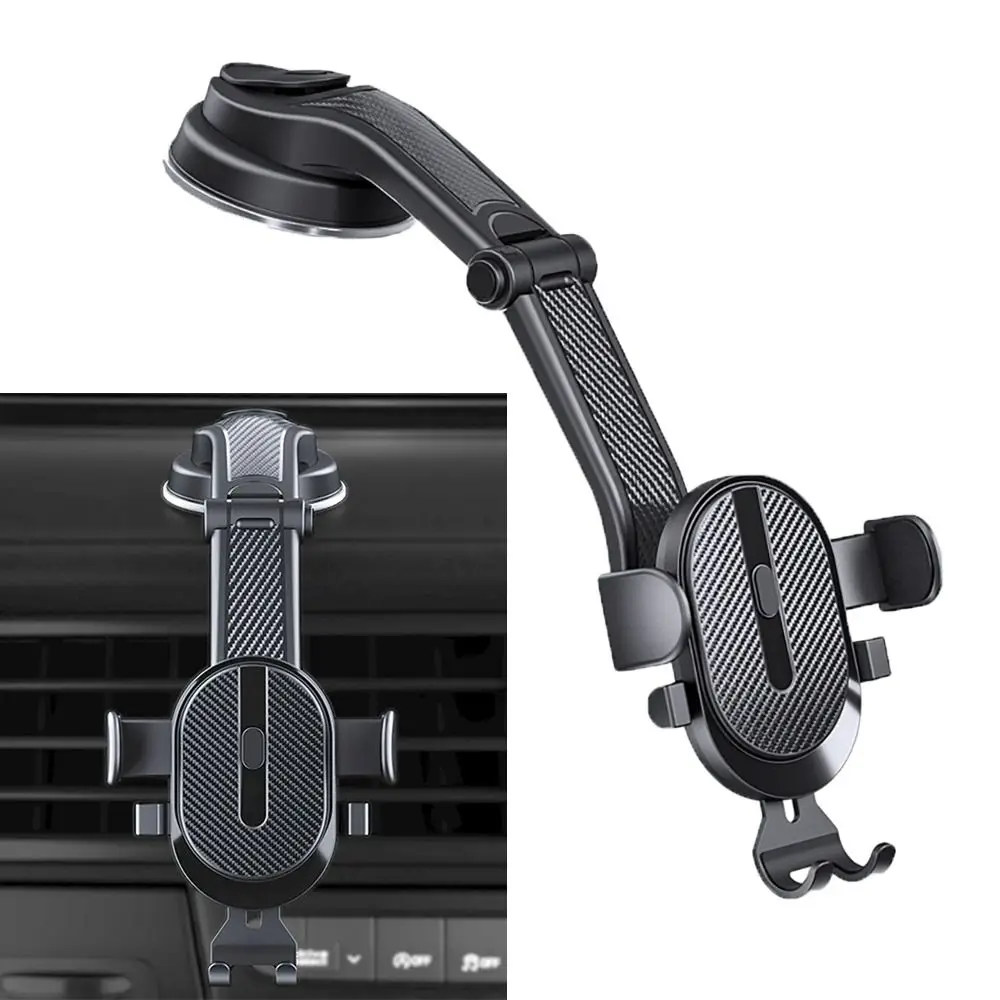 

Регулируемый автомобильный держатель для телефона, нижняя изогнутая присоска, поддержка смартфона, универсальный держатель для телефона на приборной панели для iPhone