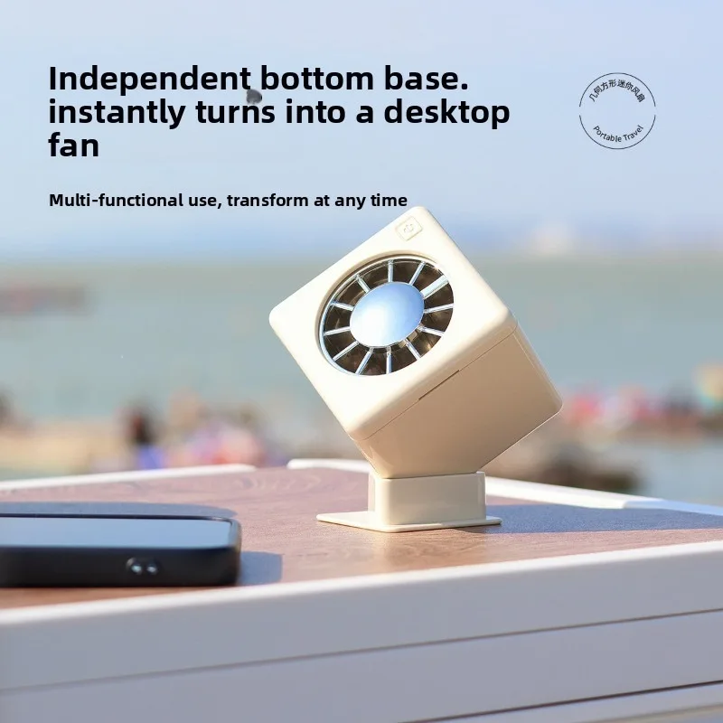 3-Speed Turbo Waist Fan, Hands-Free Wearable Clip , USB Rechargeable Personal Cooling Fan for Outdoor Work Camping Travel Office