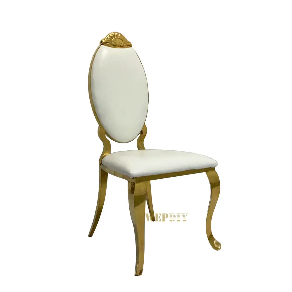 30 قطعة) f30 الفولاذ المقاوم للصدأ كرسي معدني مأدبة البيضاوي كرسي خلفي عالية الظهر زهرة لينة حقيبة الفولاذ المقاوم للصدأ الطعام كرسي