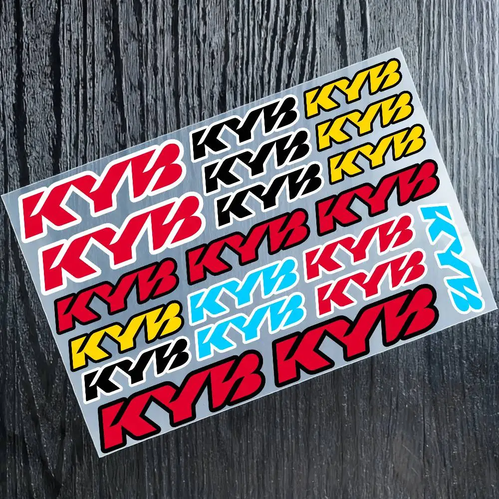 1pc FOR KYB Stickers Moto Sticker Auto Body Bumper Windows Motorcycle Laptop Walls Vinyl Decal Car Tuning Accessories