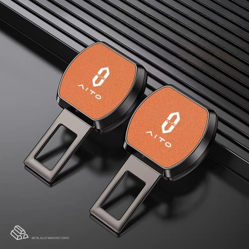 For AITO M5 M7 M8 M9 Car Seat Belt Clip Extender Safety Lock Buckle Plug Car Seat Belt Extension No Noise Interior Accessories
