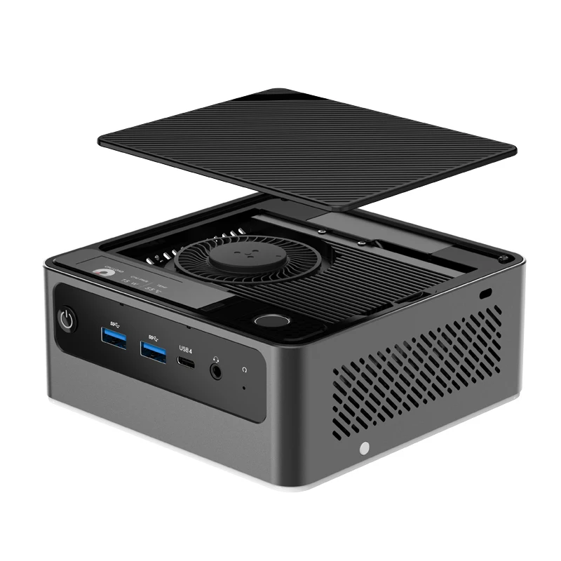 EGLOBAL ミニPC Ultra 7 155H、4画面出力対応、32GB/64GB DDR5メモリ、1TB/2TB M.2 NVMe SSD搭載、IoT/AI向けゲームミニコンピューター