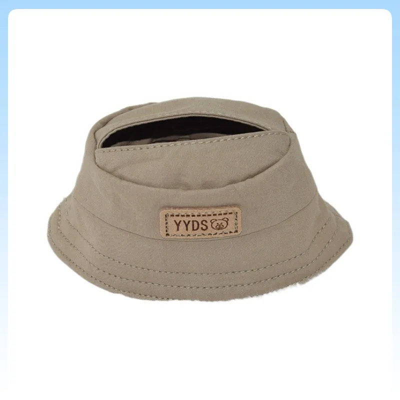 

For 17cm Labubu Fisherman's Hat Fashion Accessory Compatible with Plush Keychains and 10cm Cotton Dolls Street Style Accessory