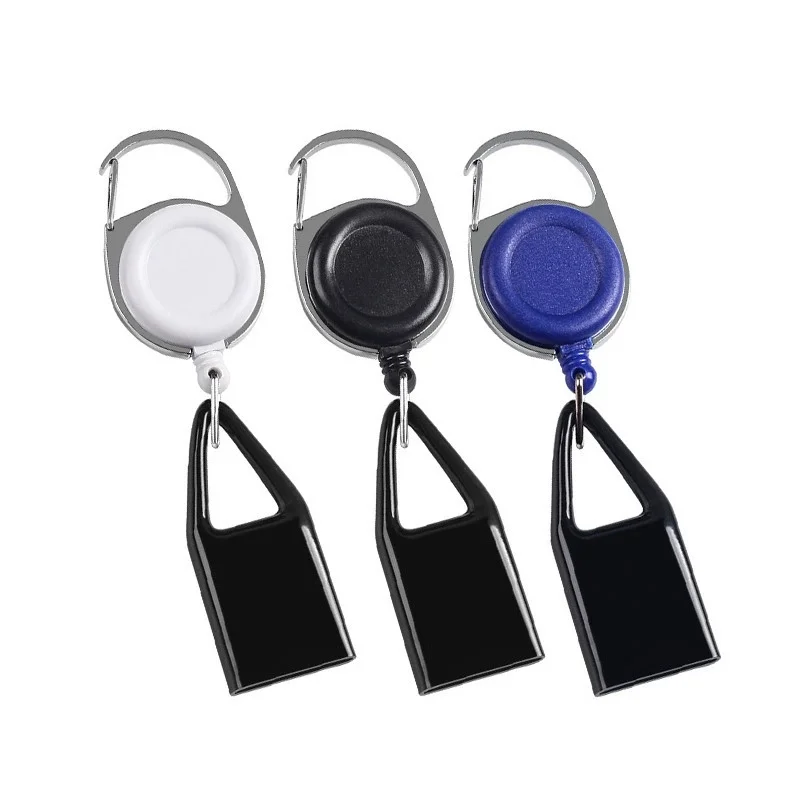 Lighter Case Cover Bag with Keychain Lighter Holder Belt Bag Case Retractable Rope Clip Smoking Bag Case Lighter Cover