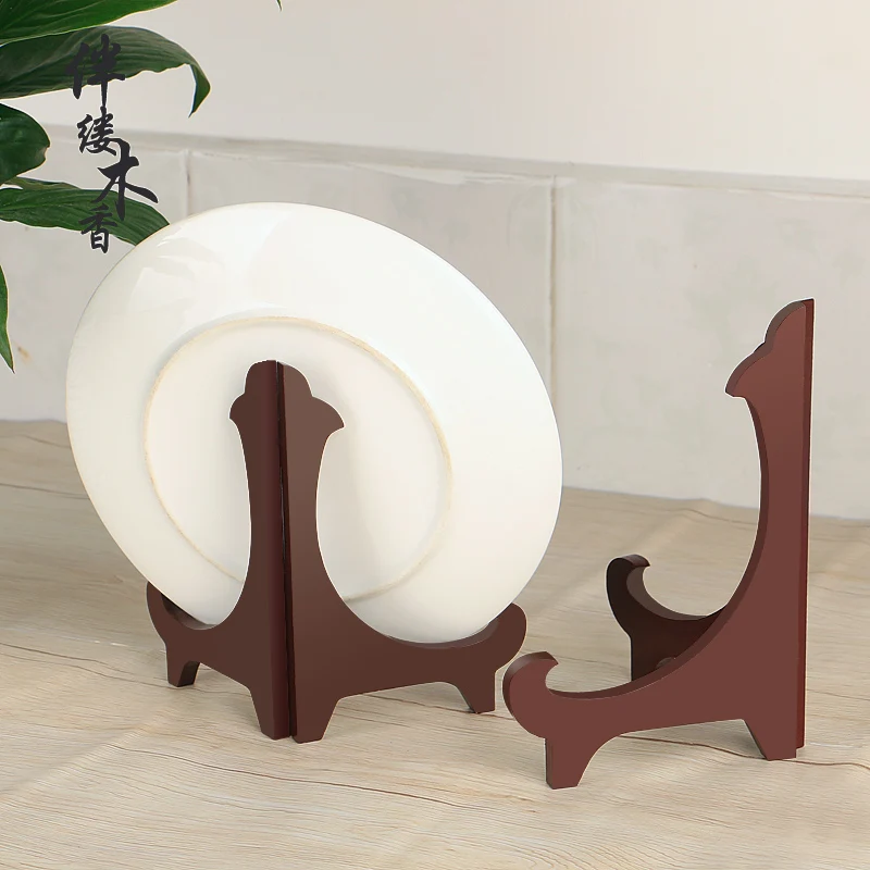 Chinese Decoration Rack Holder Crafts Decoration Bracket Art Ceramic Dish Bracket Display Rack Holder Base