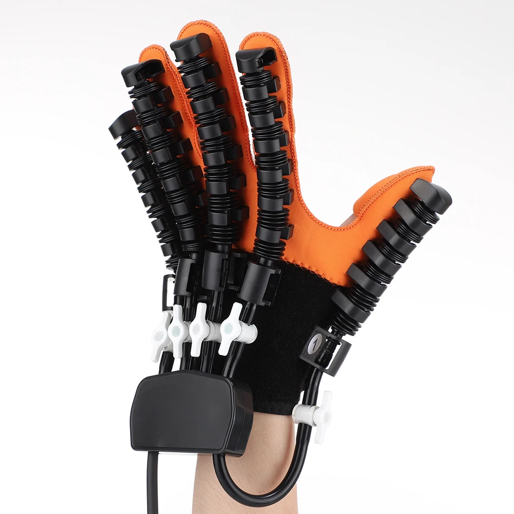 Heated Rehabilitation Robot Gloves Hemiplegia Stroke Physiotherapy Training Device Finger & Hand Function Workout Recovery Tool