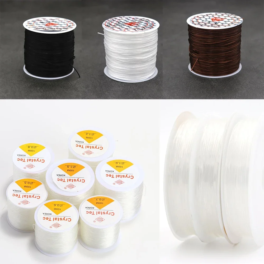 Strong Stretchy Thread Rope Elastic String Beading Cords For Jewelry Making DIY Necklace Bracelet Accessories Wholesale Supplies