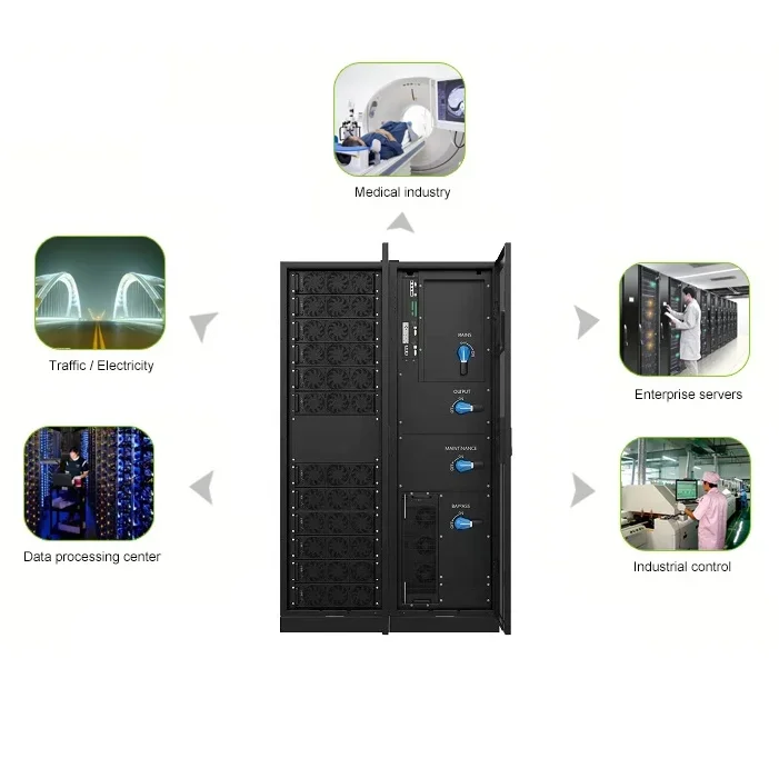 

50kva 400kva 500kva 600kva Pure Sine Wave Industrial Online Ups Modular