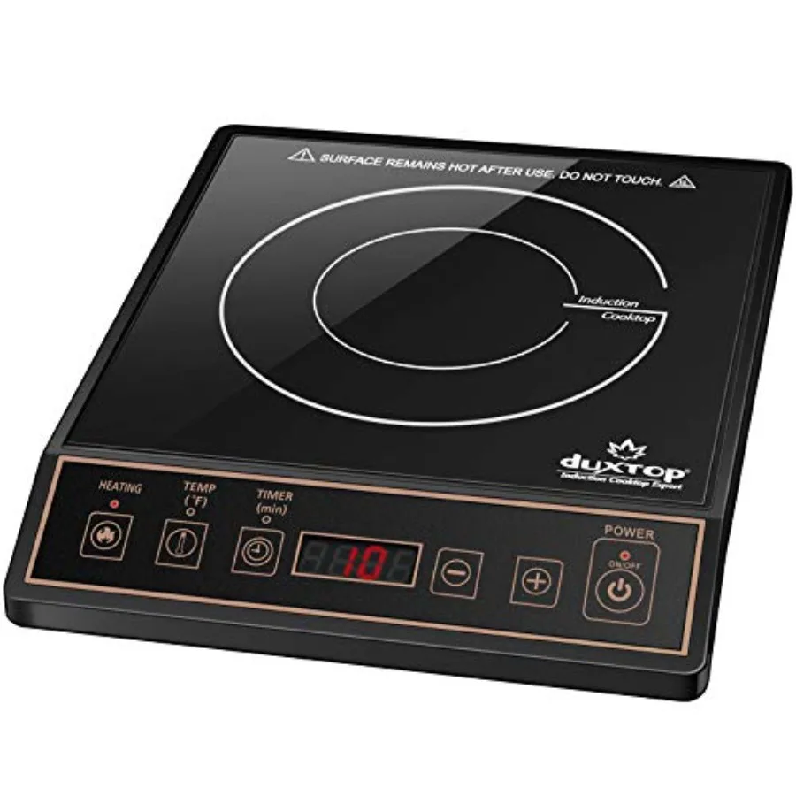 

1800W Portable Induction Cooktop Countertop Burner Gold 9120MC/BT-M20B