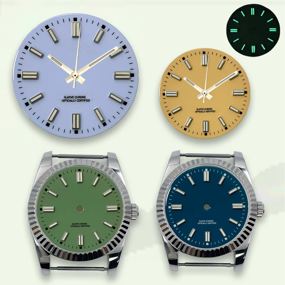 Cloisonne Enamel Dial - Quadrante smaltato NH35 per modifica orologio,