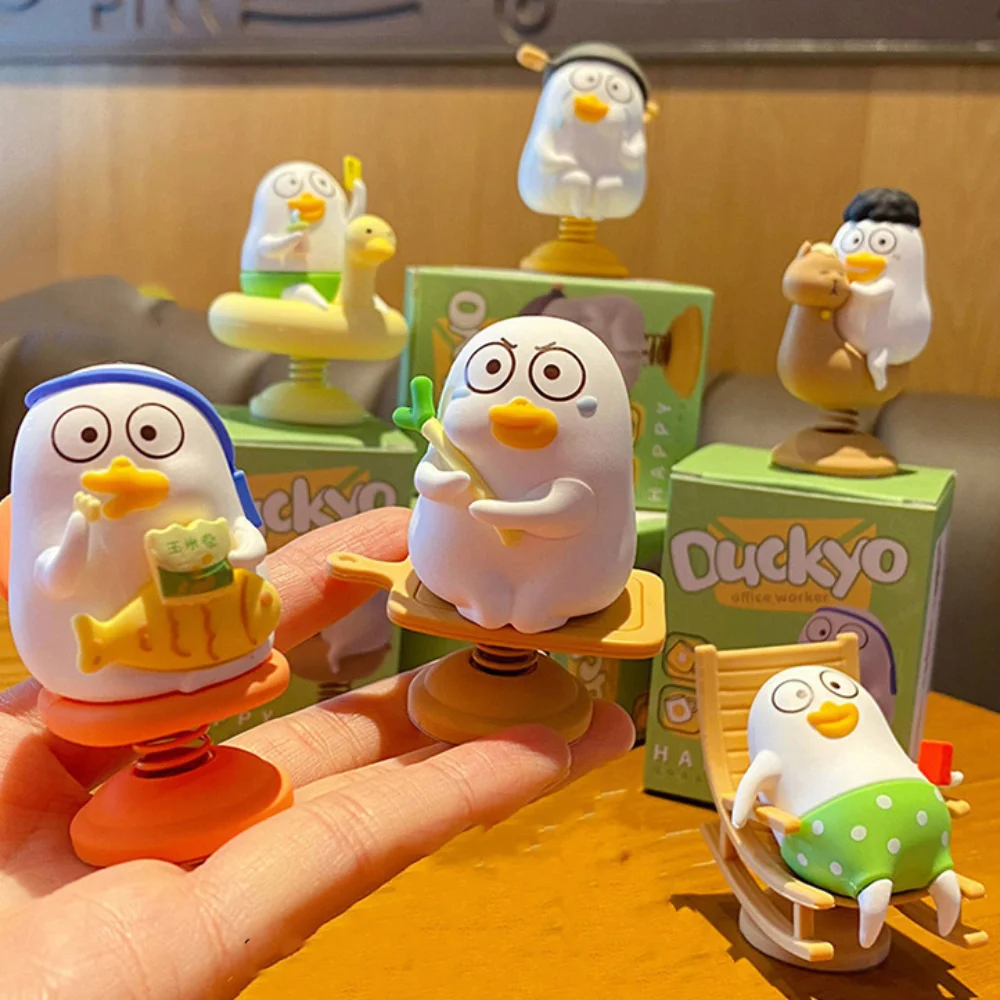 

Funny Little Liu Duck Shaking Car Ornaments Statue Cartoon Little Liu Duck Car Decoration Collection Cute Car Bobblehead Figure