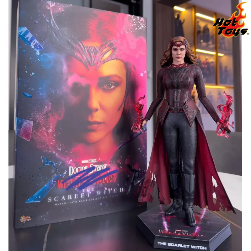 In Stock HOTTOYS HT MMS653 MMS652 TMS036 Doctor Strange 2 Crimson Witch Wanda 4.0 5.0 Deluxe Edition Action Figure Model Toys