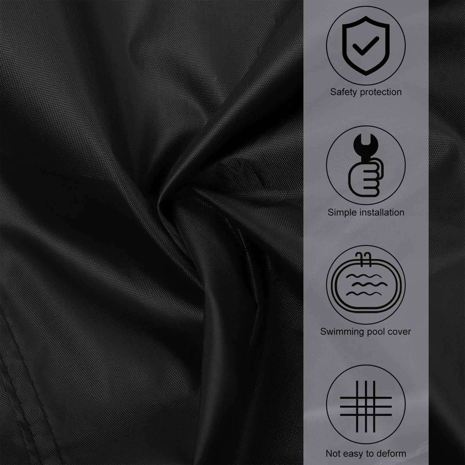 

1pc Trampoline Cover 8Ft Round Oxford Cloth Waterproof For Outdoor Pool Bathtub Swimming Pool Cover Trampoline Accessories