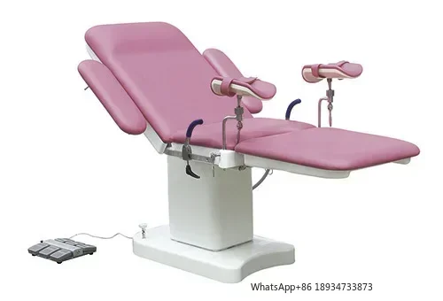 Hospital Gynecology Exam Table Electric Gynecological Chair Examination Bed with castors