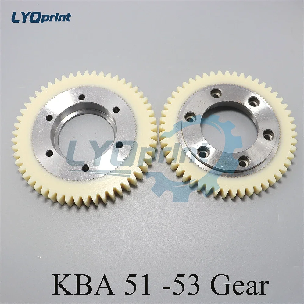 Reliable Best Quality KBA Rapida 105 Printing Machine Gear 53 Teeths & 51 Teeths Water Roller Drive Gear