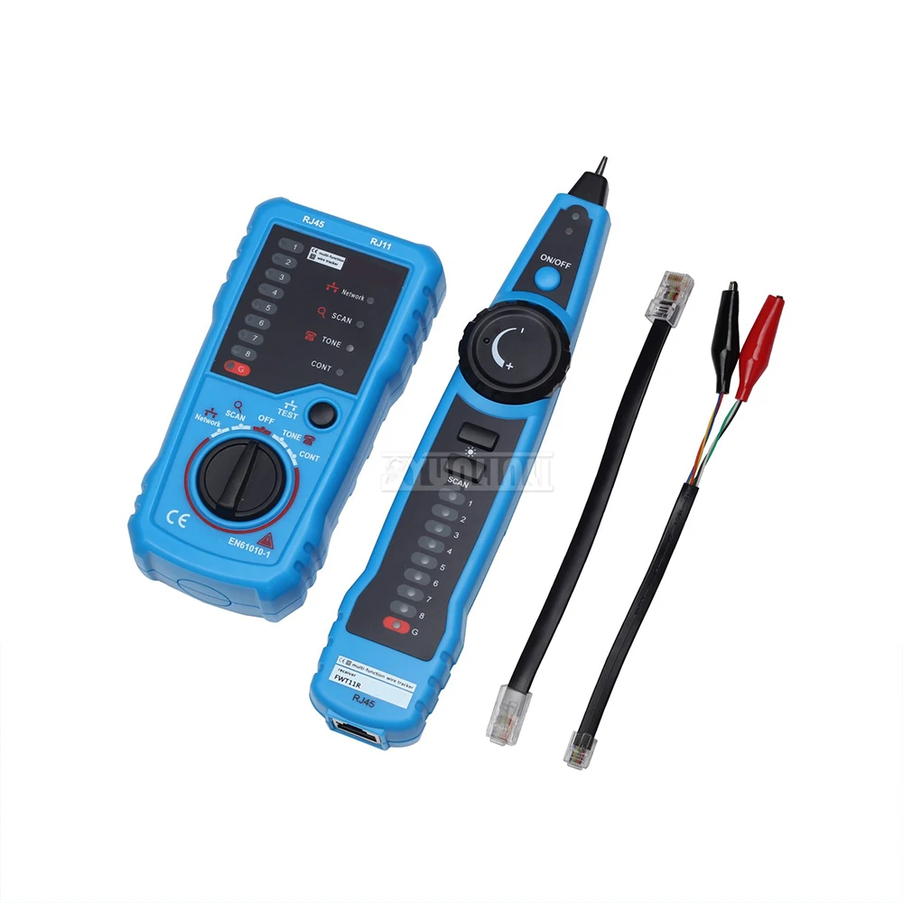 High Quality FWT11 RJ11 RJ45 Cat5 Cat6 Telephone Wire Tracker Tracer Toner Ethernet LAN Network Cable tester Line Finder