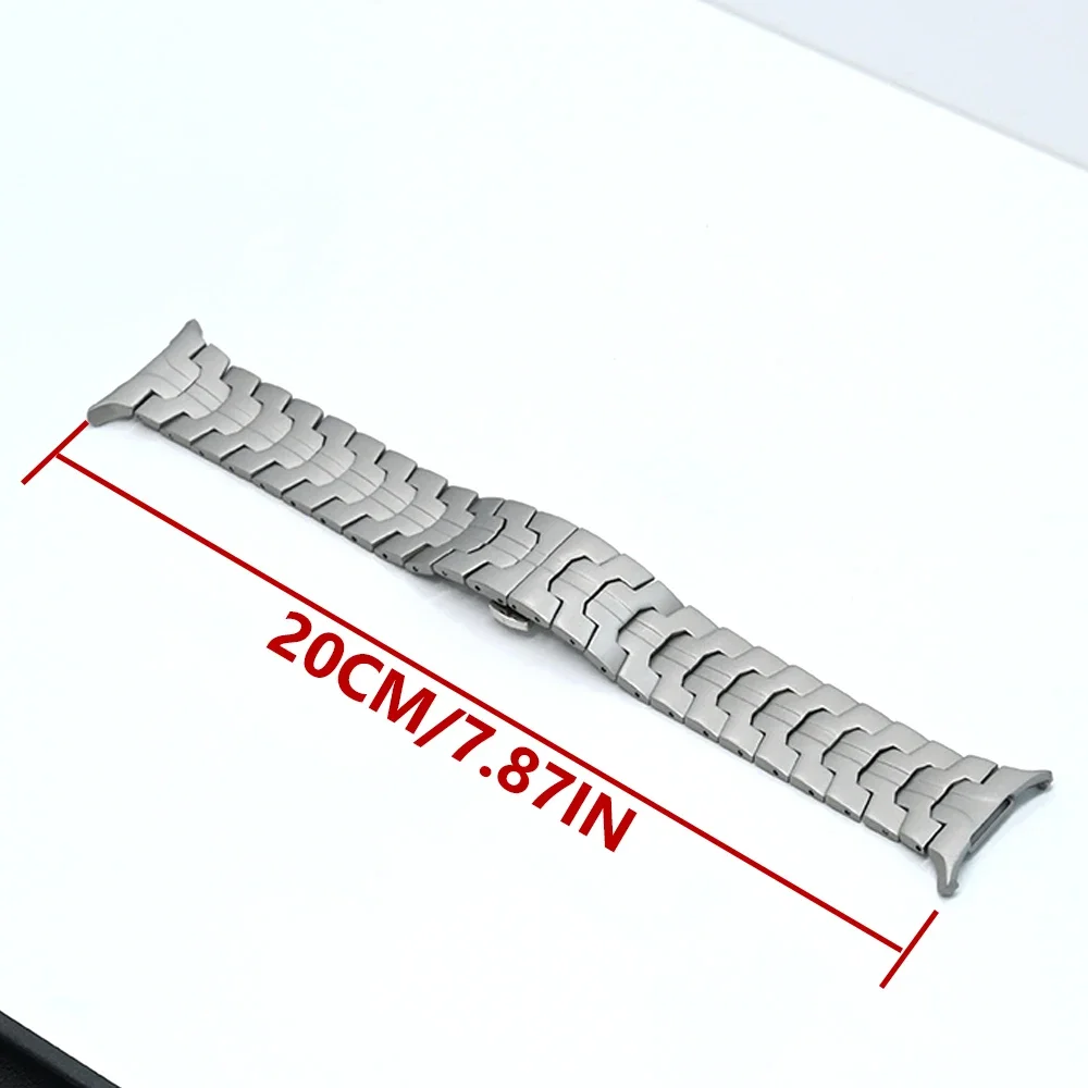 Męski metalowy pasek do Samsung Galaxy Ultra 7 47mm BEZ szczelinowa opaska ze stali nierdzewnej do Samsung Galaxy Ultra 47mm czarno-złota opaska do zegarka