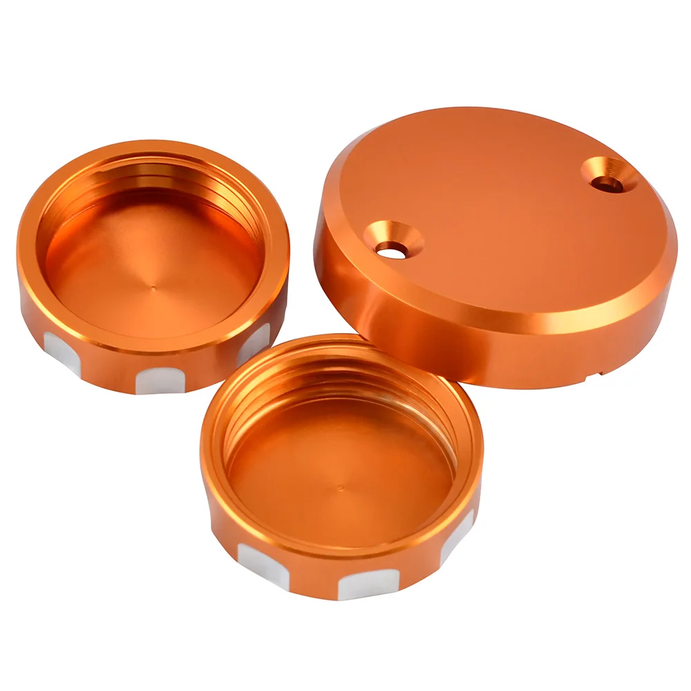 Aluminum Motorcycle Brake Clutch Fluid Reservoir Lid Covers for KTM 1290 Super Duke R/GT 2014 2015 2016 2017 2018 2019 2020 2021 view 5
