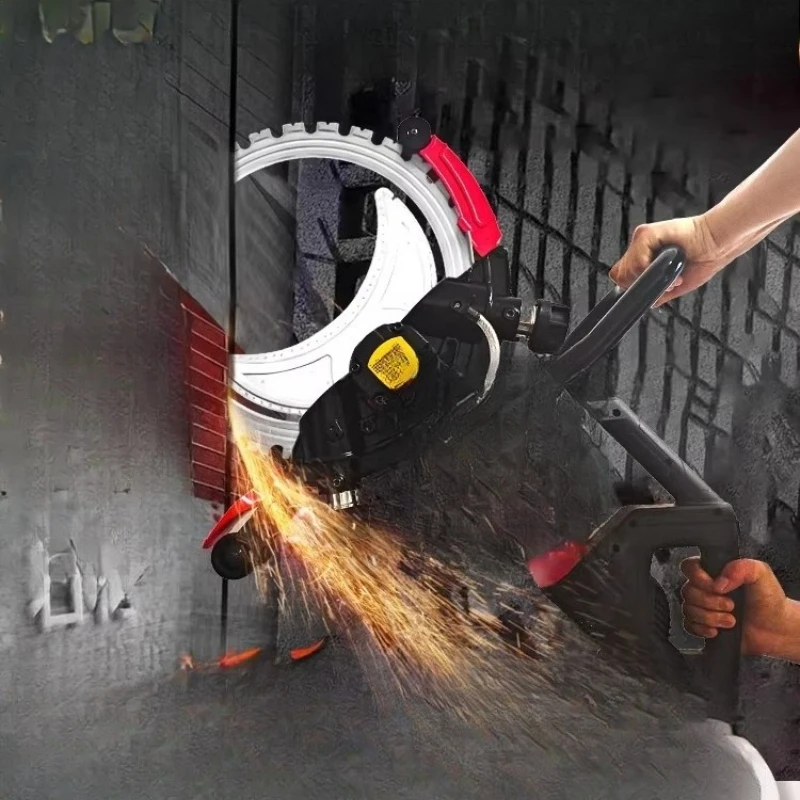 

Concrete cutting machine, high-power high-frequency brushless ring saw wall cutting machine, portable dust-free saw wall
