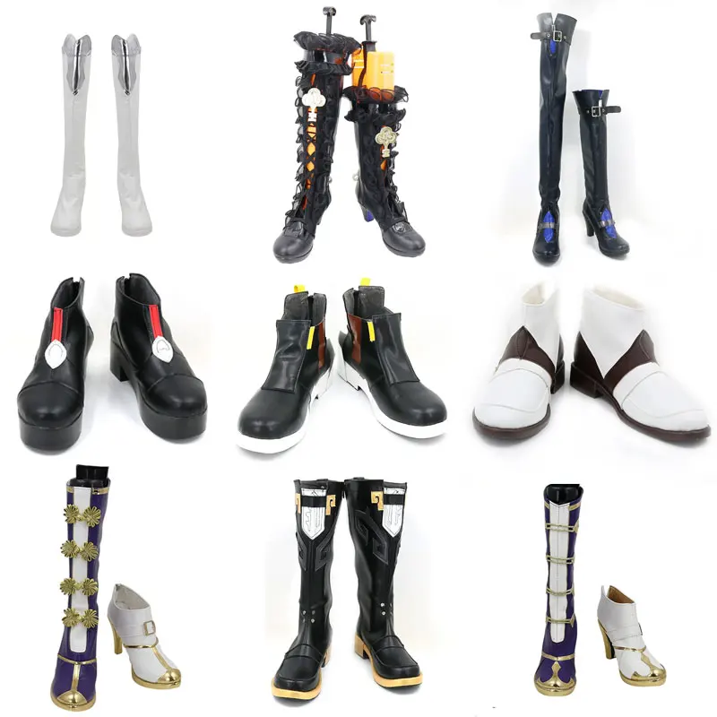 

Women Men Shoes Caelus Robin Screwllum Jing Yuan Blade Herta Acheron Dan Feng Cosplay Anime Cosplay Boots Custom Size