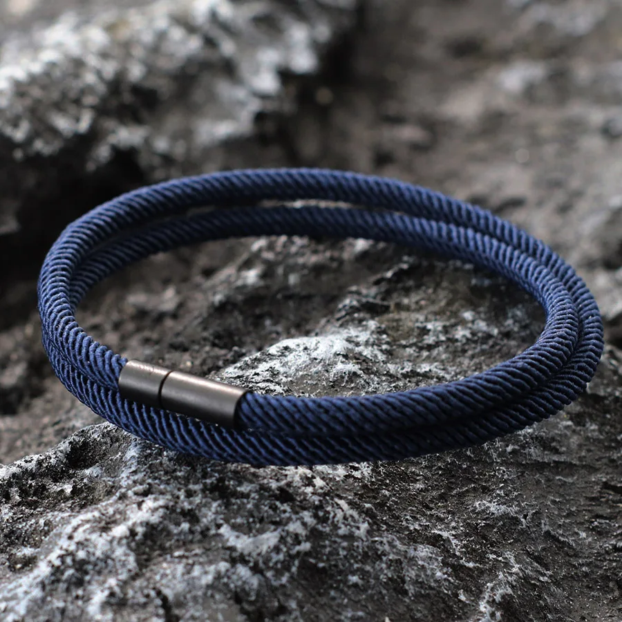 Stilvolles Milan-Seil-Armband der Güteklasse A für Herren und Damen, doppellagig, 6 Farben erhältlich, einfache Schnalle, Armband, Sport, Paar, Geschenk, Handjoias