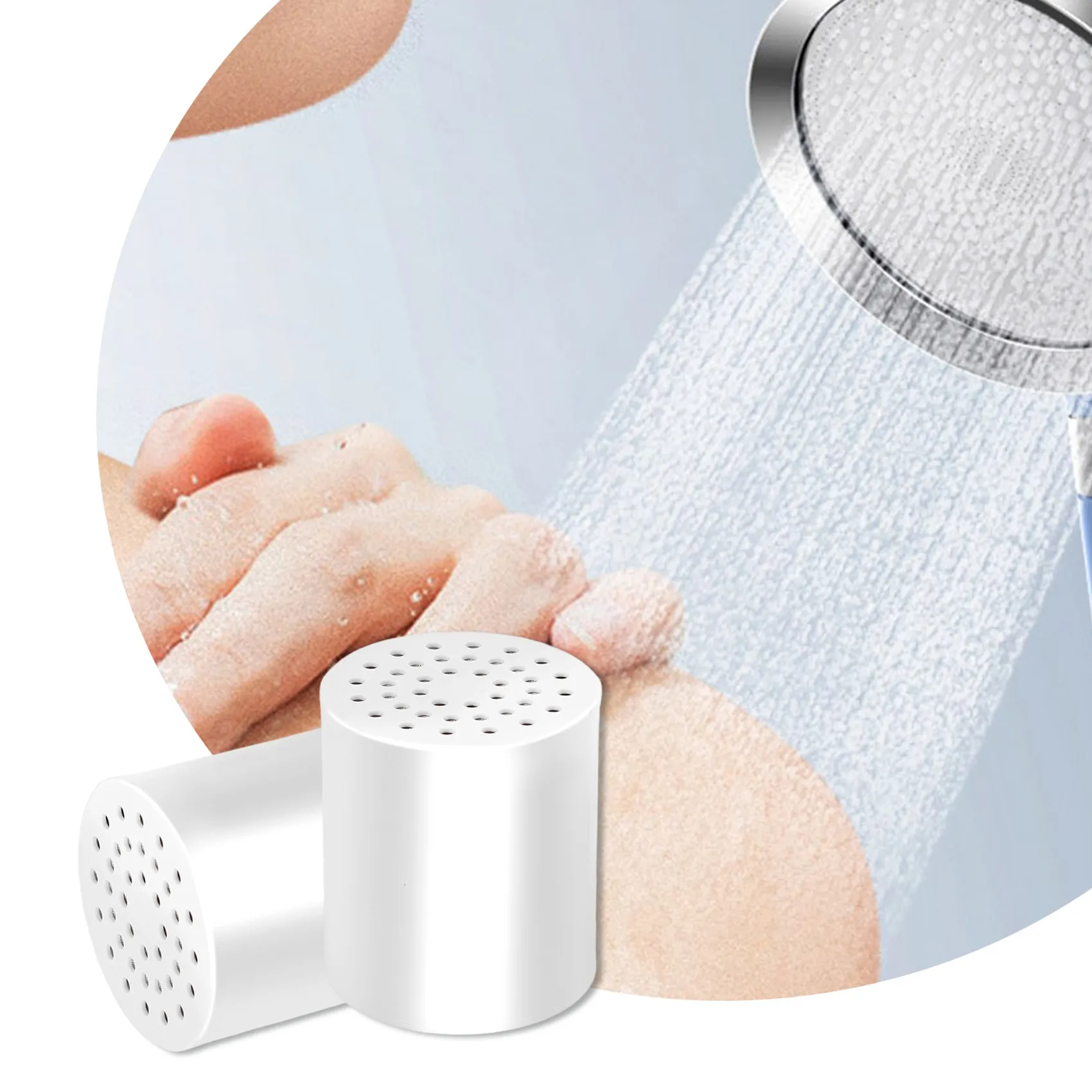 

A05G-15 Универсальные картриджи для фильтров для воды для душа (4 шт.) удаляет хлор, микроорганизмы, твердая вода — замена