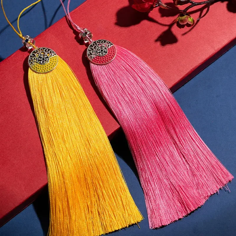 1PC 15cm Tibetan Honeysuckle Tassel Silk Tassel Fringe Curtains DIY Crafts Tassel Finding Pendants Jewelry Making Accessories