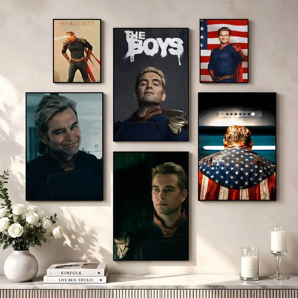 Powerful The Boys Homelander-s  Poster High Quality Dorm Living Room Aesthetic Wall Decoration Painting Stickers Gift