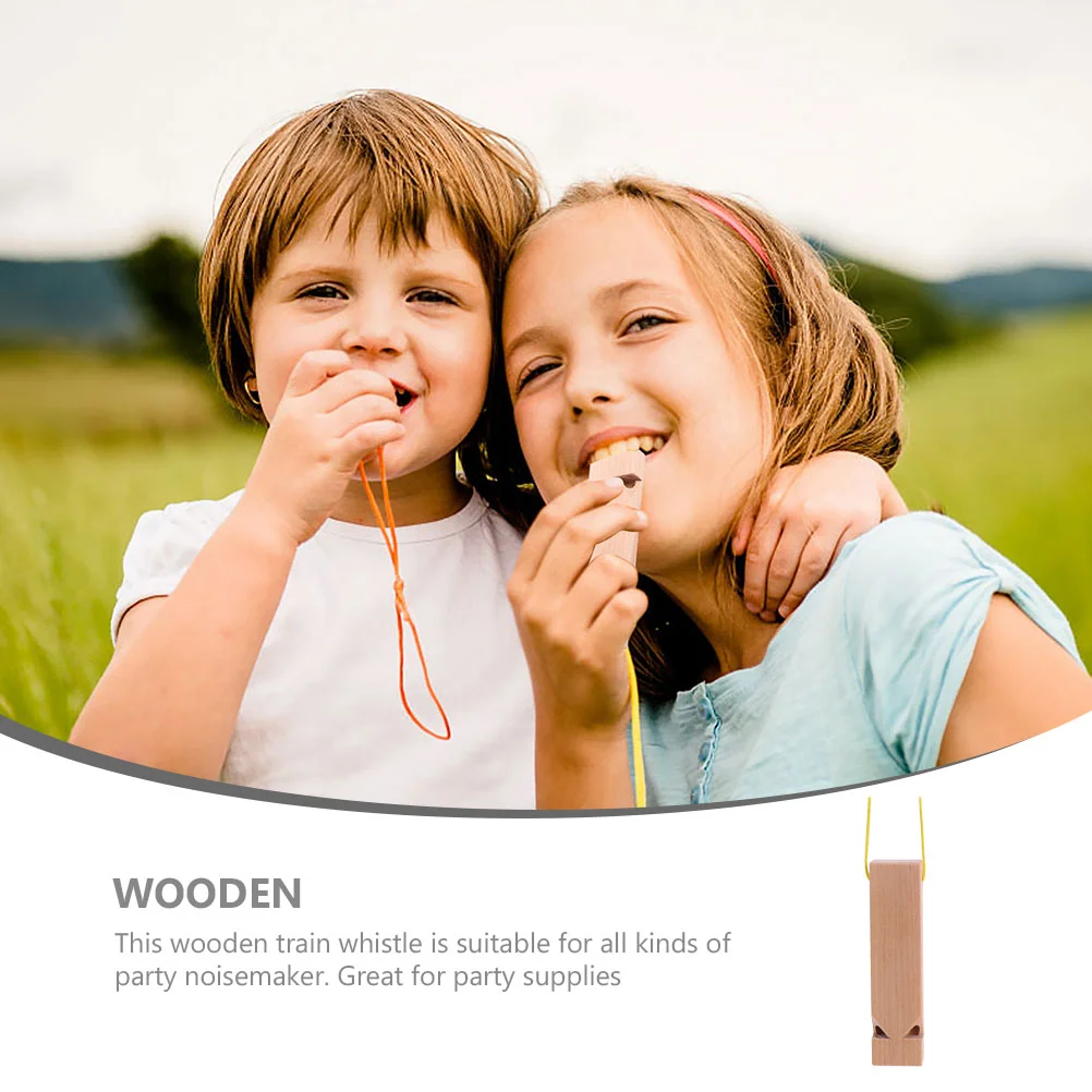 Sifflet en bois pour enfants, jouet pour tout-petits, train, musique, musique, créatif