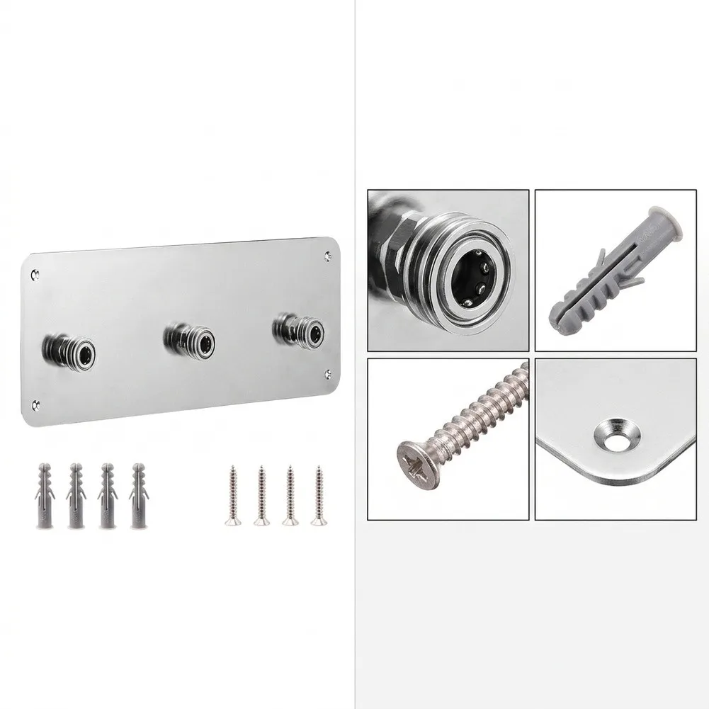For Car Washing Station N14*4.7inch Pressure Nozzle Rack Garage Tool Organization System Wall Mount Organizer For