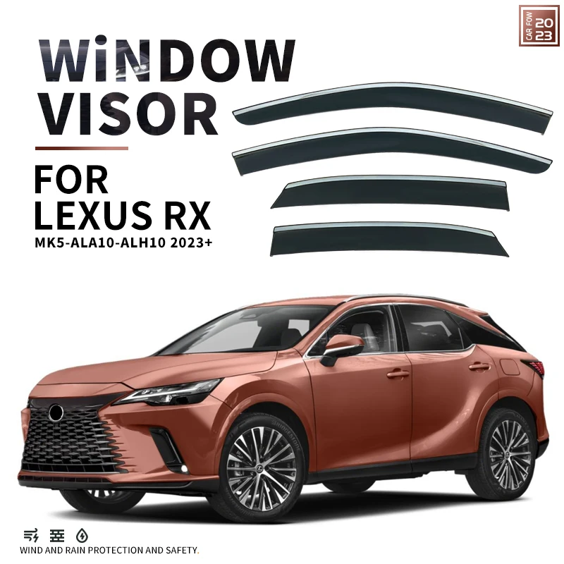 

Window Visor For Lexus RX XU10 XU30 AL10 AL20 450HL ALA10 ALH10 1998-2023 Auto Door Visor Weathershields Window Protectors