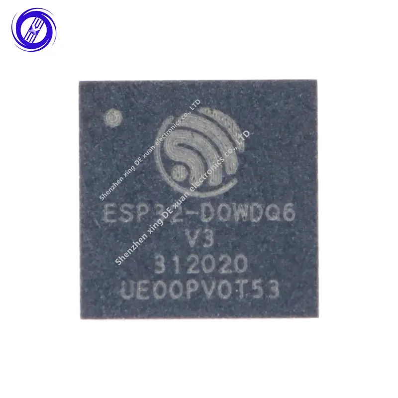 

1pcs ESP32-D0WDQ6-V3 ESP32 D0WDQ6 QFN-48 Dual-core Wi-Fi Bluetooth-Compatible MCU Wireless Transceiver Chip