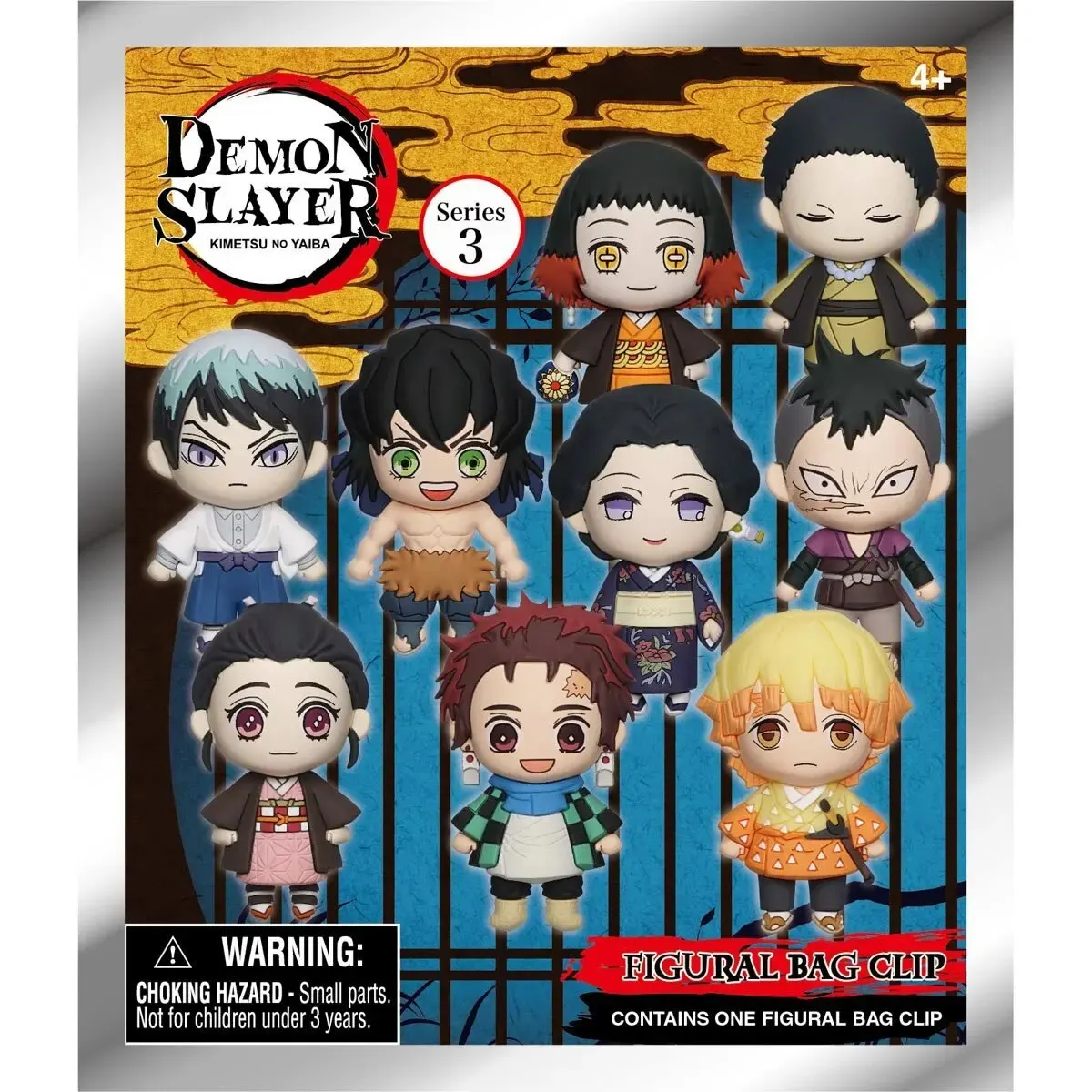 Aniplex Officially Licensed Demon Slayer Series 3 Blind Mystery Bulk Blind Box Random One Figural Bag Clip Nezuko Tanjiro Zenits