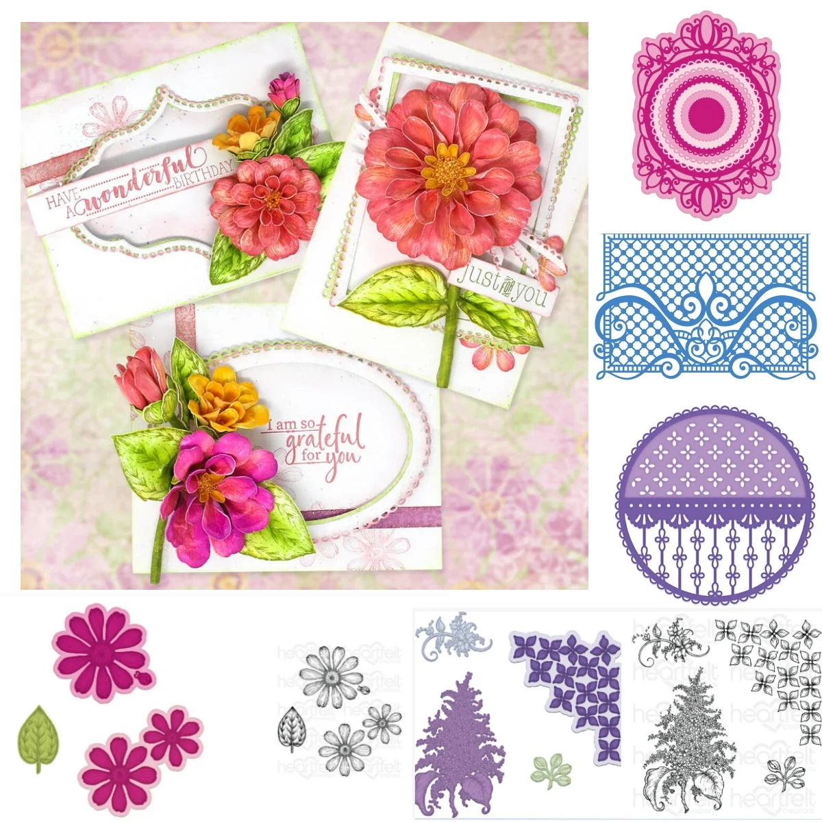 

Spring Flower Rounded Eyelet Window Metal Cutting Dies Stamps DIY Scrapbooking Supplies Craft Make Card Punch Embossing Template