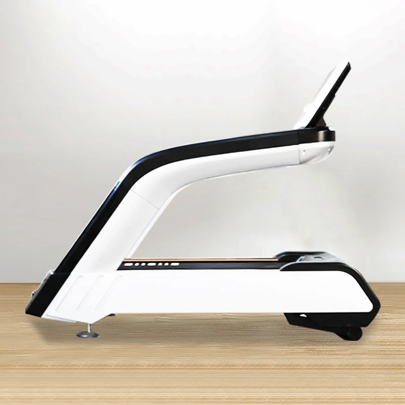 Grande esteira elétrica para ginástica com motor comercial inclinável