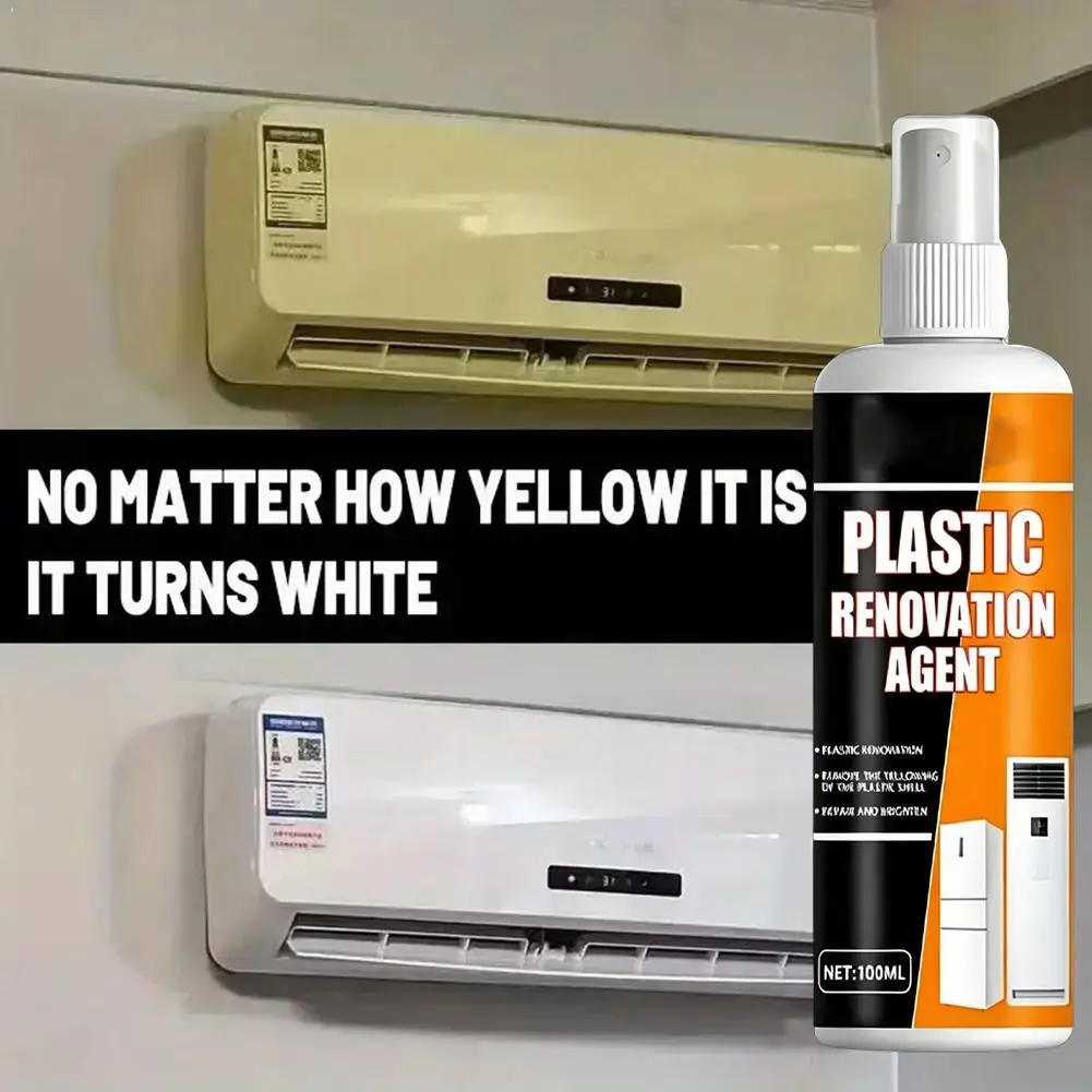 

Fast-Acting Plastic Yellowing Remover Spray - Powerful Formula For Air-Conditioning Units, Automotive Headlamps & Plastic