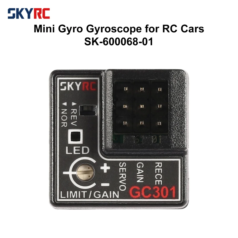 

SKYRC GC301 Mini Gyro Sensor Gyroscope for RC Car Drift Steering Output Corrective Integrated Compact