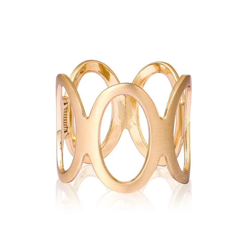 

Модный Широкий Браслет-манжета с отверстиями и браслет, женский открытый металлический браслет, аксессуары