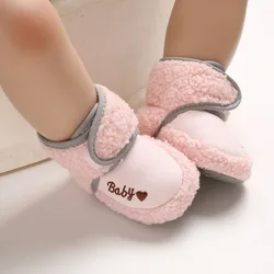 Warm Infant Soft Comfortable Girls Boys Infant Girls Boys Anti-Slip Socks Slipper Newborn Baby Shoes